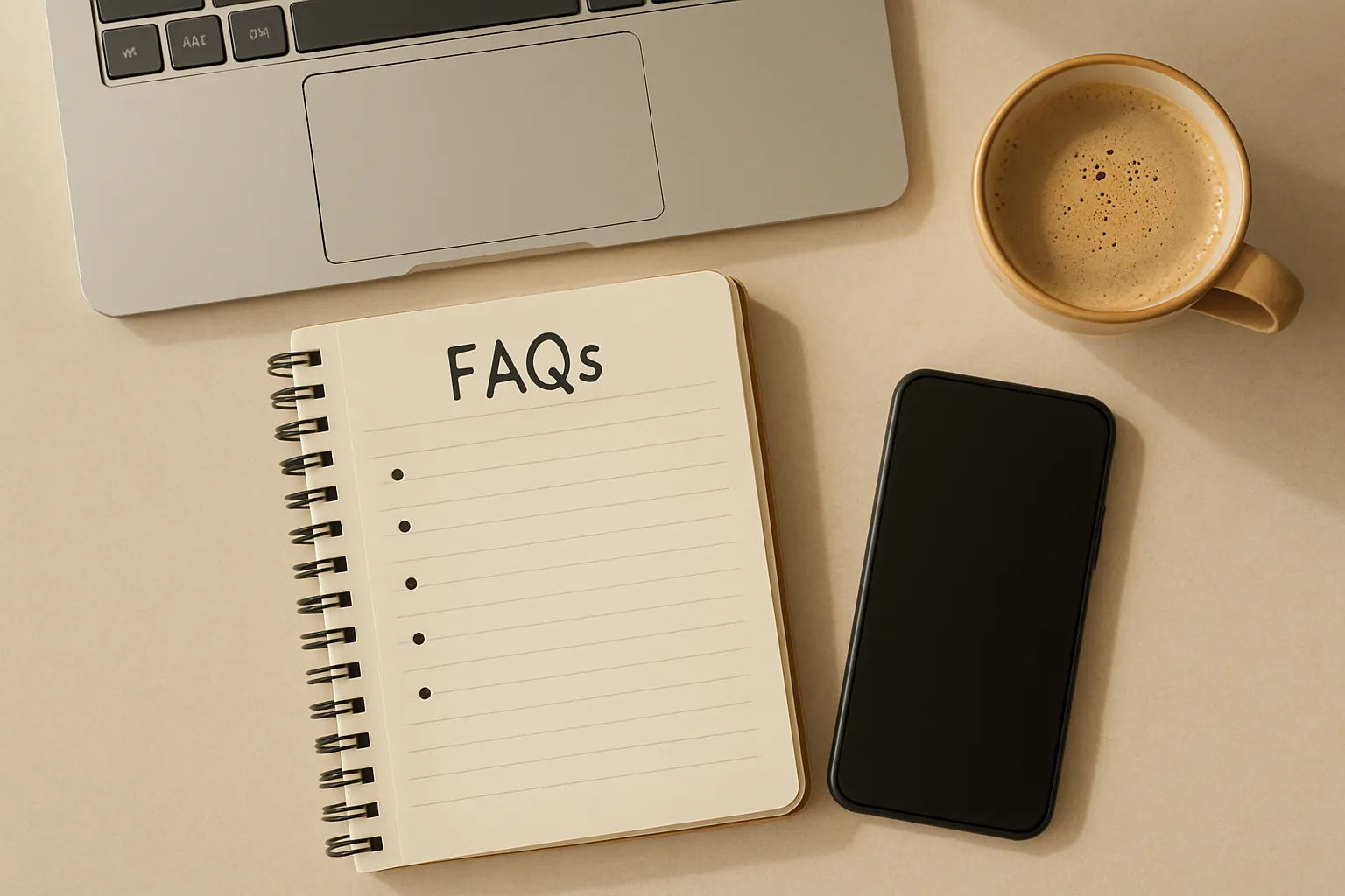 Organized FAQ documents being used as chatbot knowledge